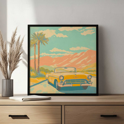Cadillac on Sunset II by Walker Noble Art Print