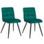 Leann Tufted Velvet Upholstered Back Side Chair-739582758