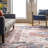 Eliza SpinClean Machine Washable Traditional Medallion Area Rug-1413612588