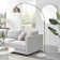 Holton Mid Century Style Metal Arc Floor Standard Lamp (Bulb Included)