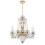 Bagatelle 8 Light 26.5in x 29in Chandelier in Heirloom Gold with Clear Radiance Crystals