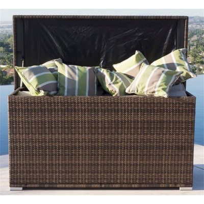 Moda 296 Gallon Wicker Deck Box