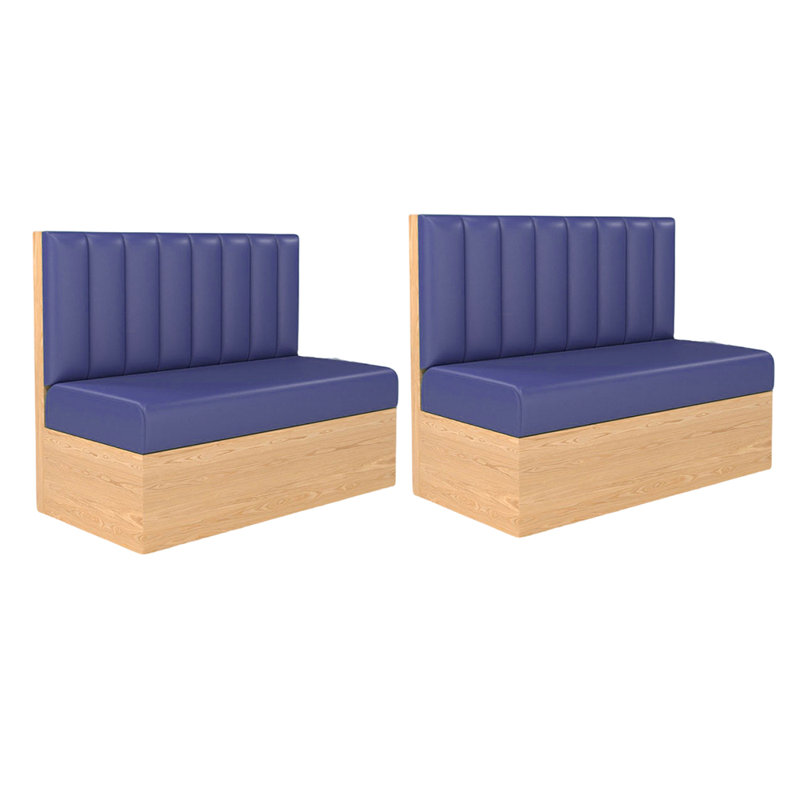 Banc rembourré Nordic Modern Leisure, Mauve