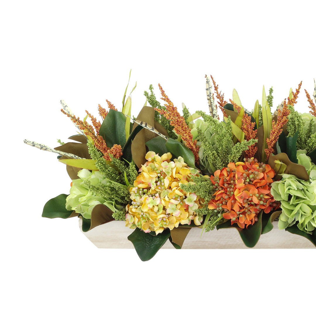 Horace Polysilk Hydrangea Arrangement in Planter Primrue