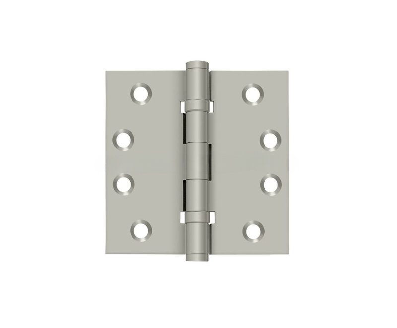 102'' x 102'' Butt Bearing Hinge, Brushed Nickel