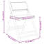  Ensemble de 6 chaises bistro en bambou crème, tissu (100% polyester)-436968880-436968895