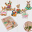 Clip-on Ornaments Collection 7.5'' Handmade Wood Animals Shatterproof Holiday Shaped Ornament