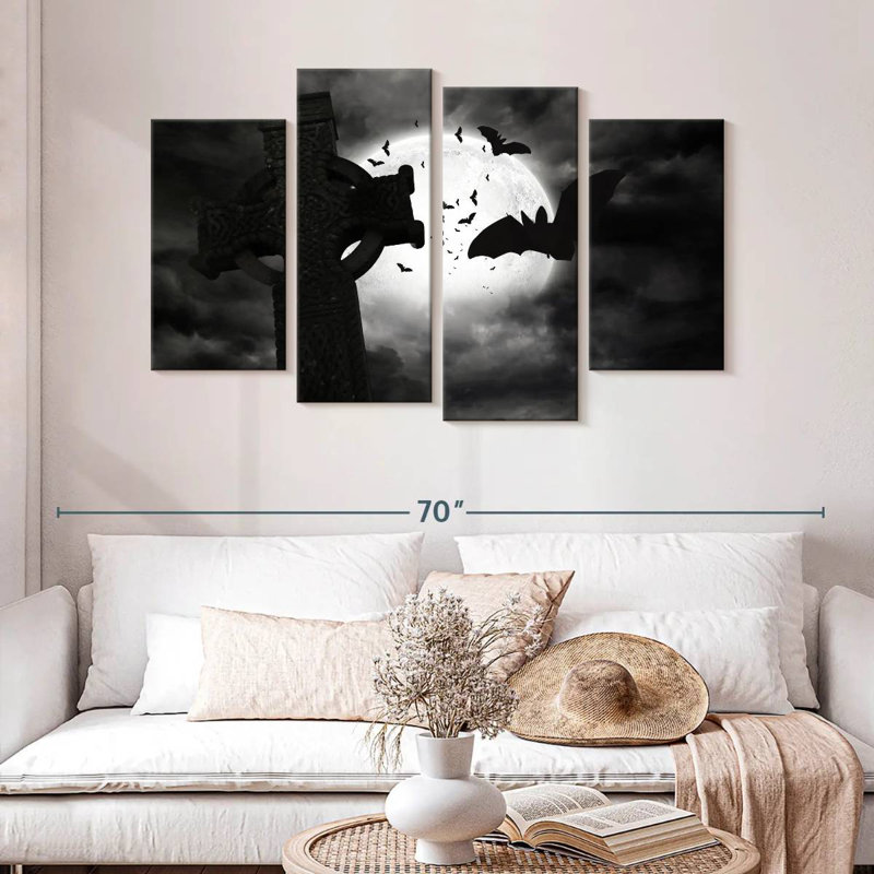 Hitzel Graveyard Bats, 32" H x 52" W