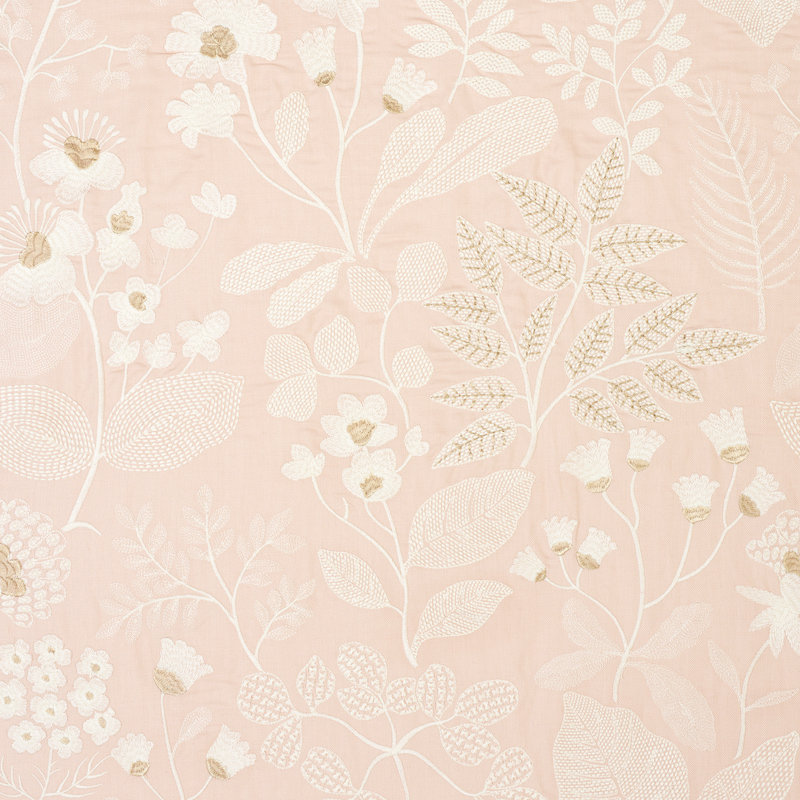Emaline Embroidery Fabric, Pink