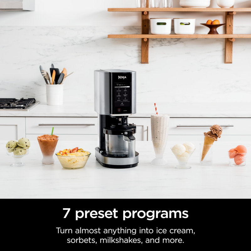 Ninja Silver 0.5qt Automatic Ice Cream and Yogurt Maker
