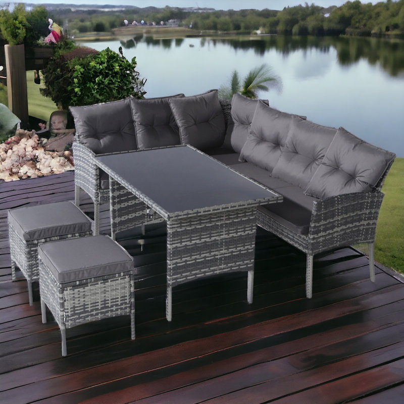 Lucien 7 - Person 120cm Long, Grey