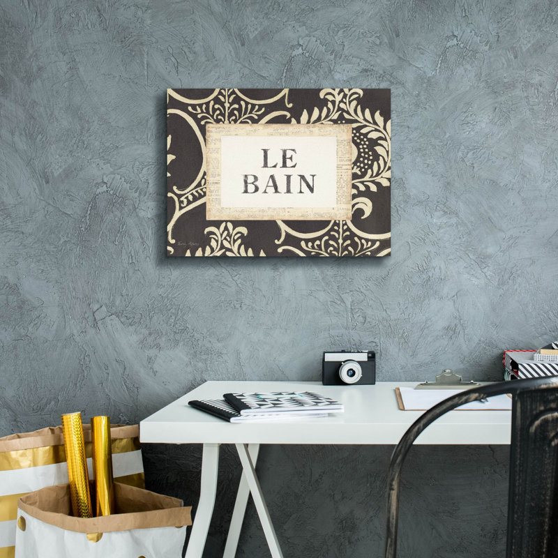 «Le Bain» par Emily Adams, art mural sur toile, H 12 po x l 16 po x P 0,75 po