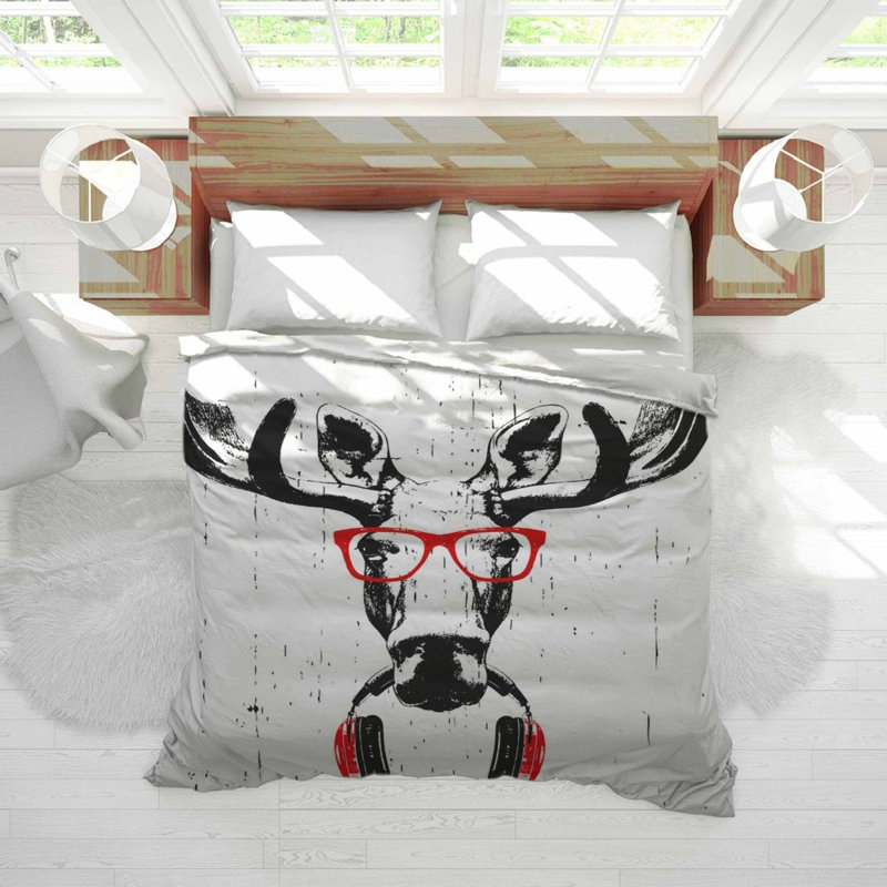 Housse de couette simple Laurcella, Double
