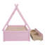 Lit plateforme avec deux tiroirs House-860374365