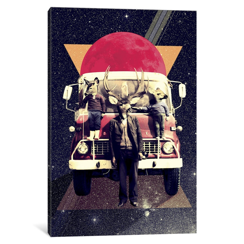 "Forbell" par Ali Gulec, impression sur toile tendue, H 12 po x l 8 po x P 0,75 po, Toile tendue, Pas de tapis