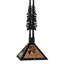 Appliquee à bras 1 lumières tall pin Wyche
