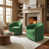 Jade Green Polyester Blend