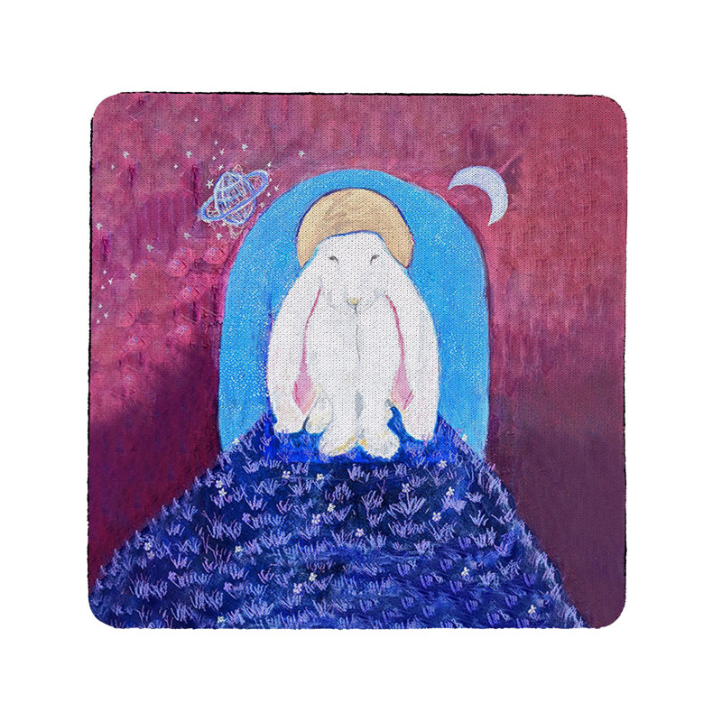 Sous-verre Night Bunny
