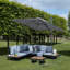 Rechard 5 - Person Garden Lounge Set with Cushions & Parasol-44318271