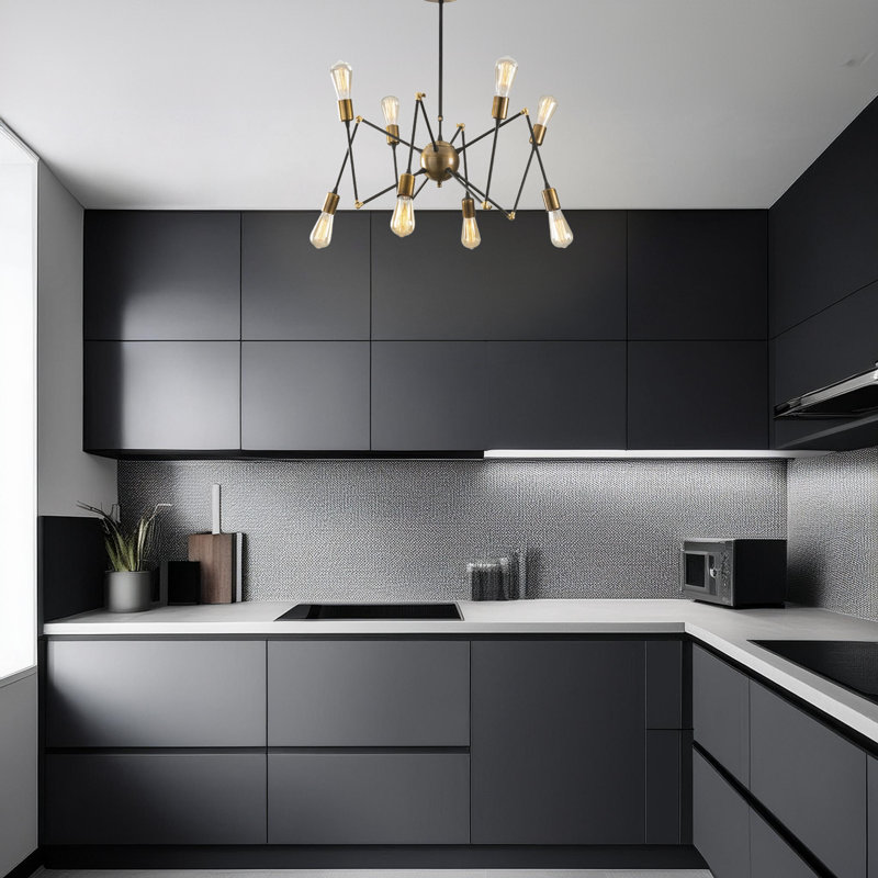 Metal Body Adjustable Chandelier