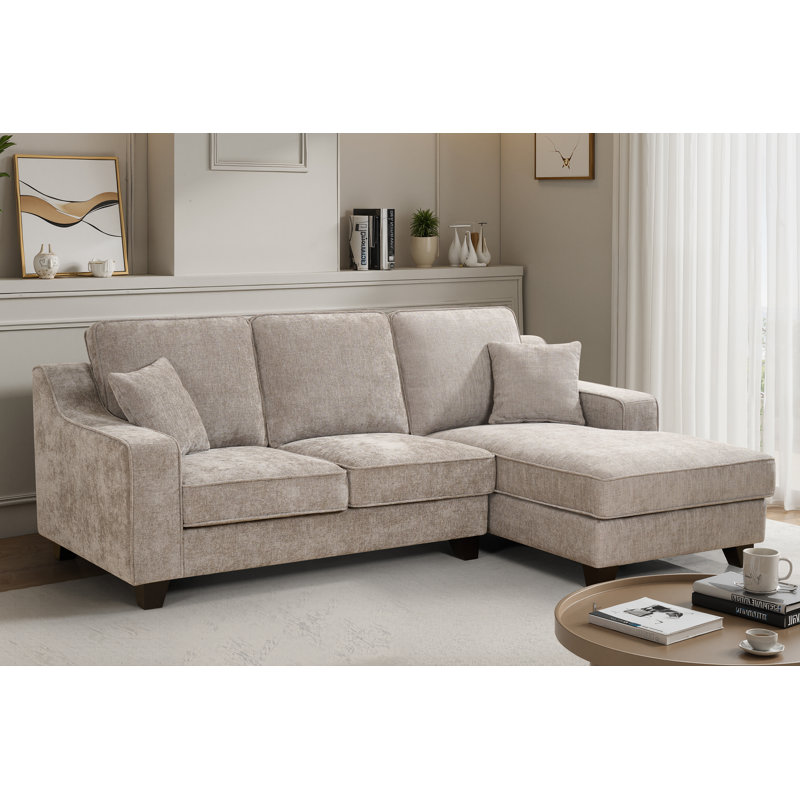 Howington 3 Seater Corner Sofa, Right Hand Facing, Grey
