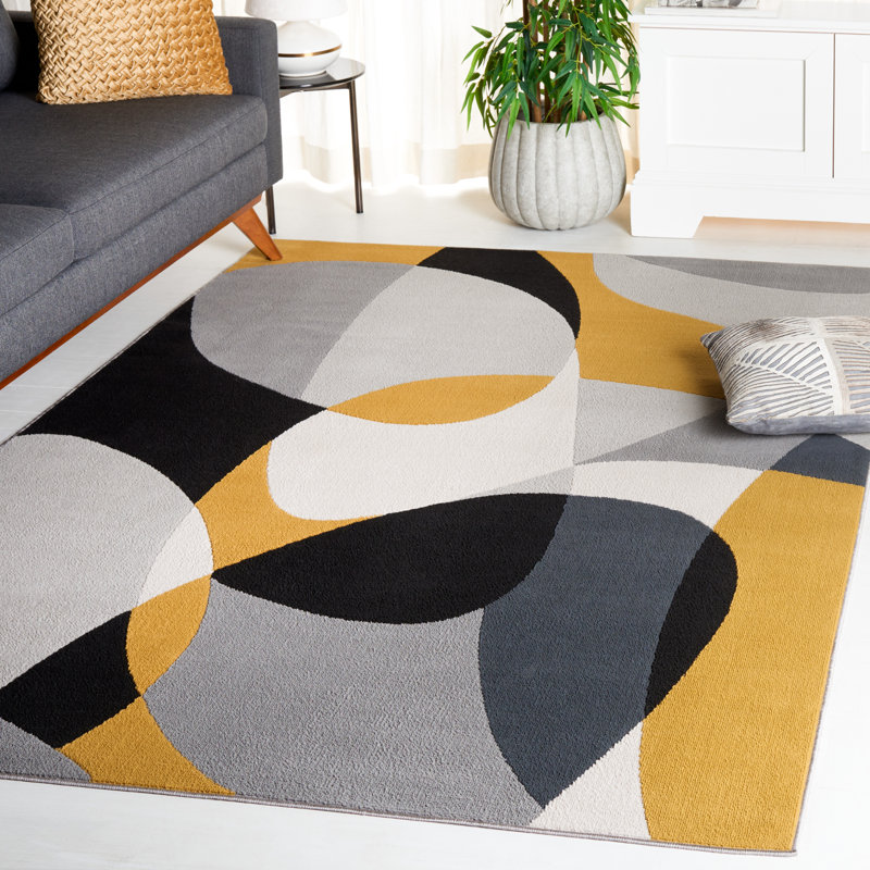 Odyssey Performance Abstract Rug, Rectangle 5'3" x 7'6"