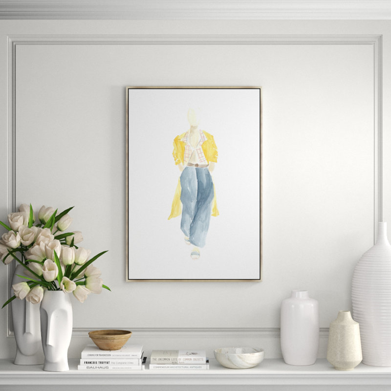 Style Me II Print by Helen Parker, 36.5" H x 25.5" W x 1.5" D, Image Brush Gel