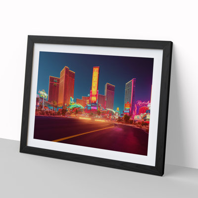 Las Vegas Skyline - Single Picture Frame Print