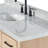 Thornaby 54'' Solid Wood Single Bathroom Vanity with 1.5'' Carrara Marble Top Sink-330968112-315095331
