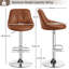 color Swivel Yes Upholstered Faux Leather Yes Bar Stool with Steel Frame-1619740324