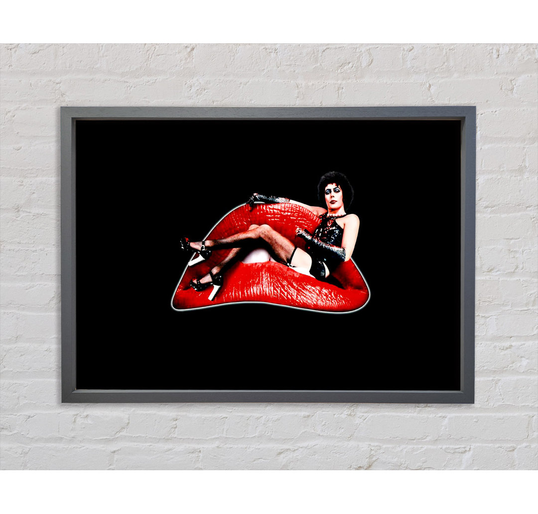 Rocky Horror Sweet Transvestite - Einzelner Bilderrahmen Kunstdrucke auf Leinwand