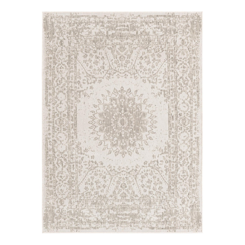 Ornate Lamotte Indoor/Outdoor Area Rug, Rectangle 5'3" x 7'1"