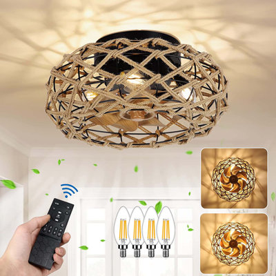 Turnerville 12'' Ceiling Fan with Light Kit