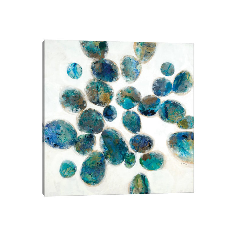 In A Blue Mood by Liz Jardine - Wrapped Canvas Painting, 93.98 cm H x 93.98 cm W x 3.175 cm D