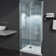 High-Quality 36 To 37-3/8 In. W X 72 In. H Bi-Fold Semi-Frameless Shower Doors In Chrome With Clear Glass