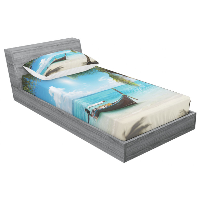 Microfiber Sheet Set, Twin Sheet Set with Fitted Sheet