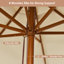 Chapin 120'' Beach Umbrella