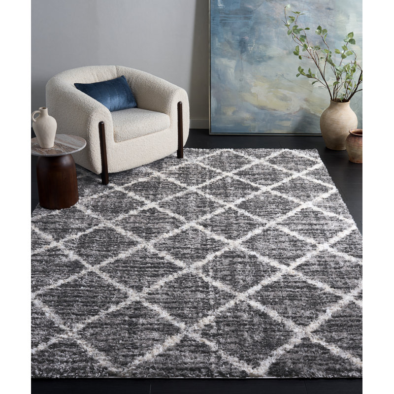 Tapis d'intérieur à poils longs Everett, Rectangle 6 pi 7 po x 9 pi