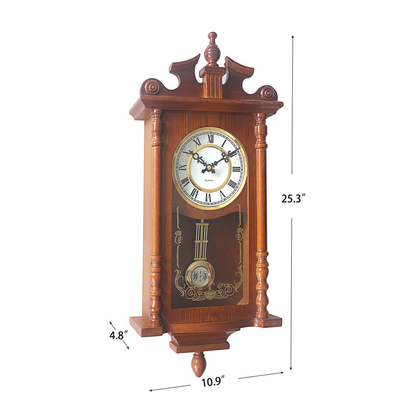 Weatherly Wood Wall Clock