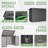 6 Ft. W X 3 Ft. D Galvanized Steel Horizontal Garage Shed