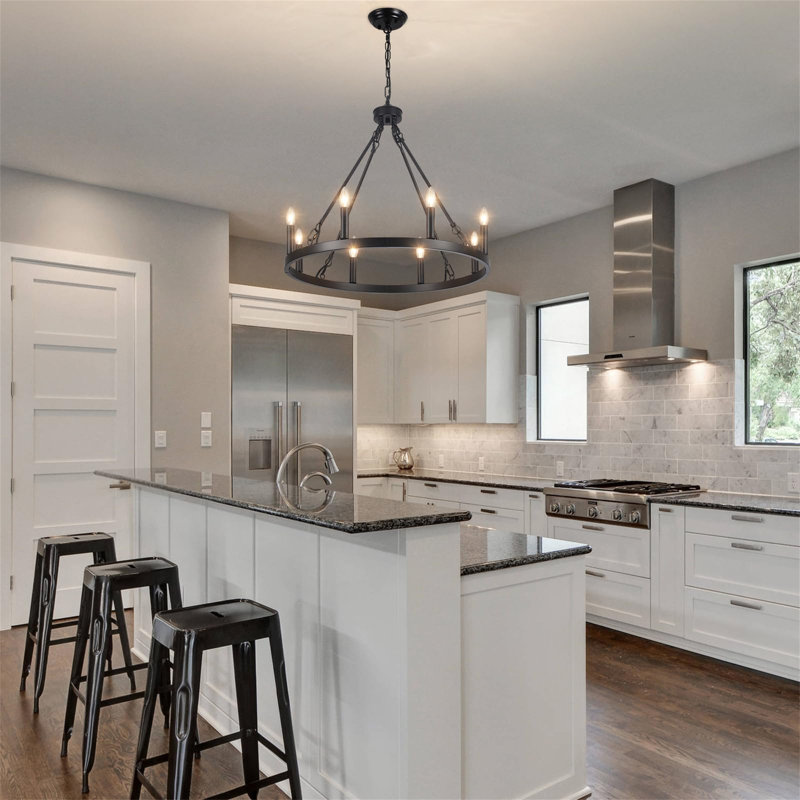 Haben Chandelier, Matte Black
