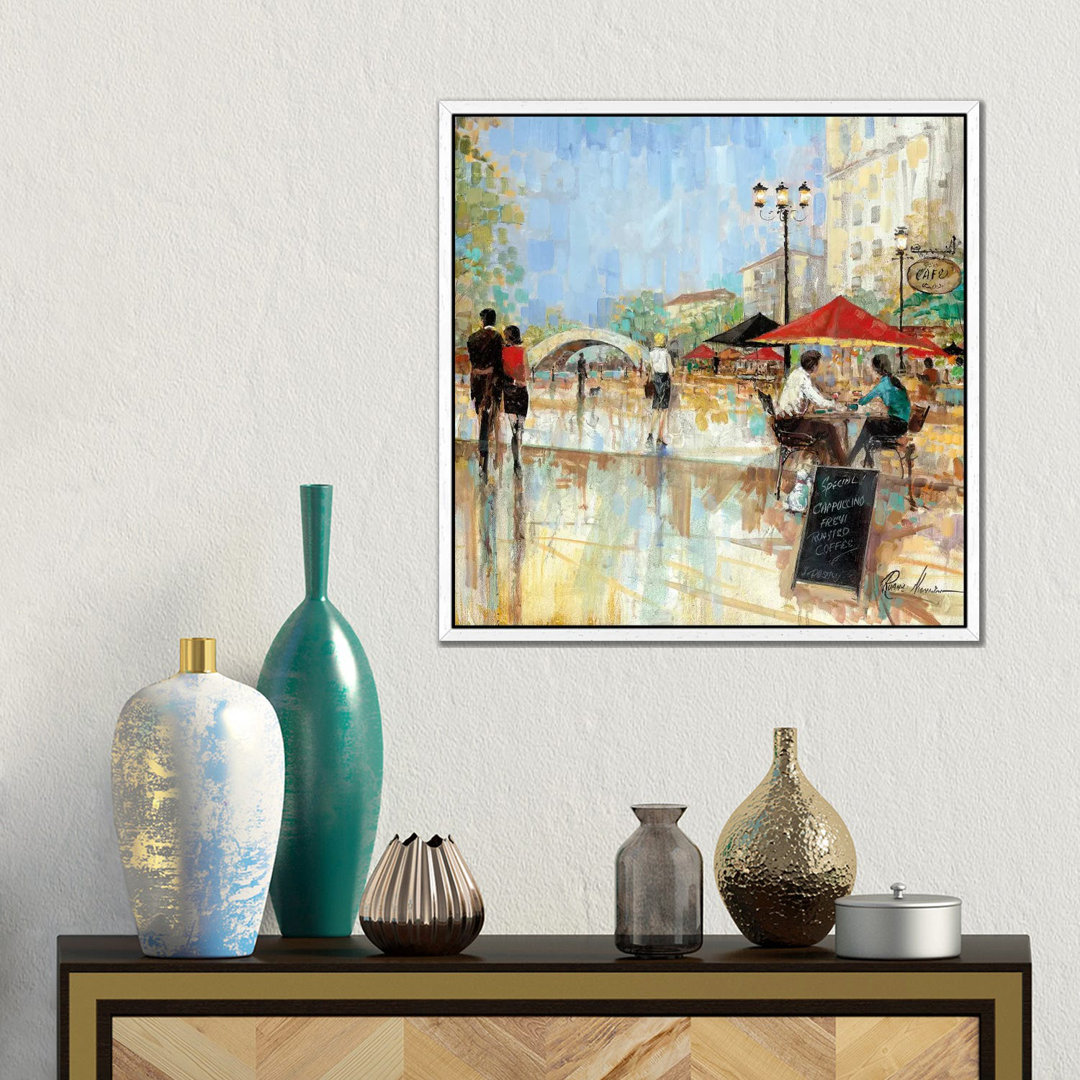 Riverwalk Charm III von Ruane Manning - Galerie-Giclée auf Leinwand