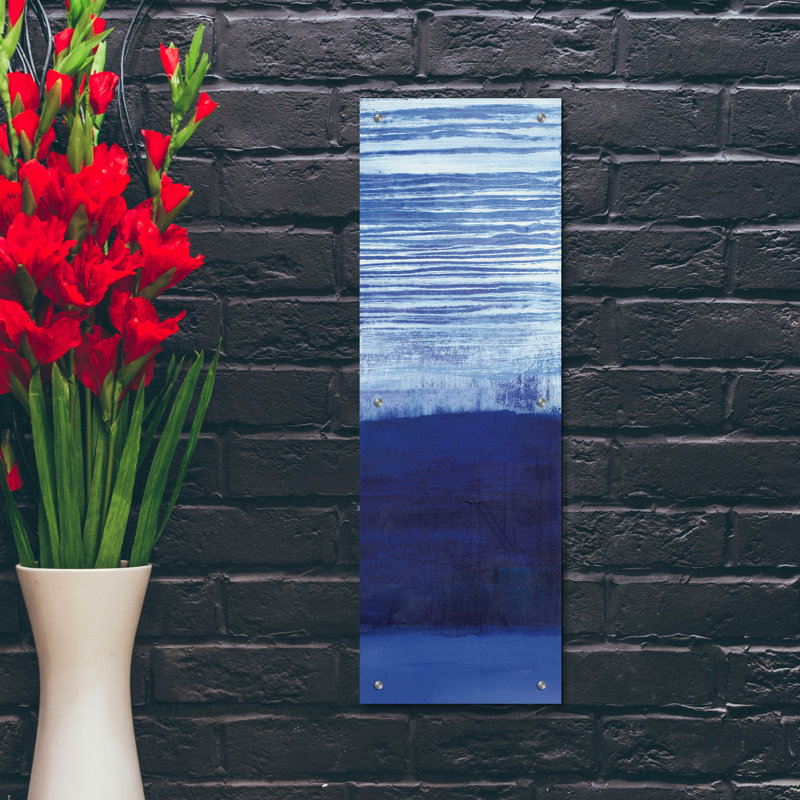 "Blue Haze III" par Jo Maye, H 36 po x l 12 po
