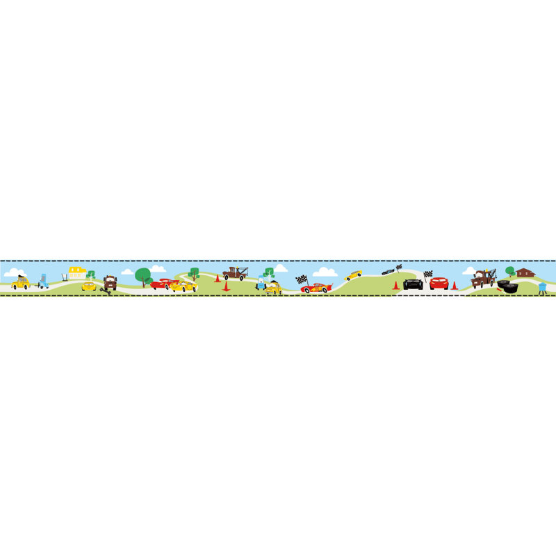 Bordure de papier peint L 15 pi x l 6 po Disney and Pixar Cars