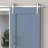 Expressions by Emtek 72" Barn Door Flat Track Hardware Kit with Soft Open/Close System, Satin Nickel-124525903