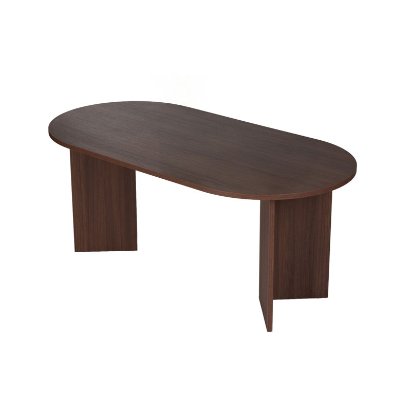 Teiah Dining Table, Walnut, 75cm H x 180cm W x 90cm D