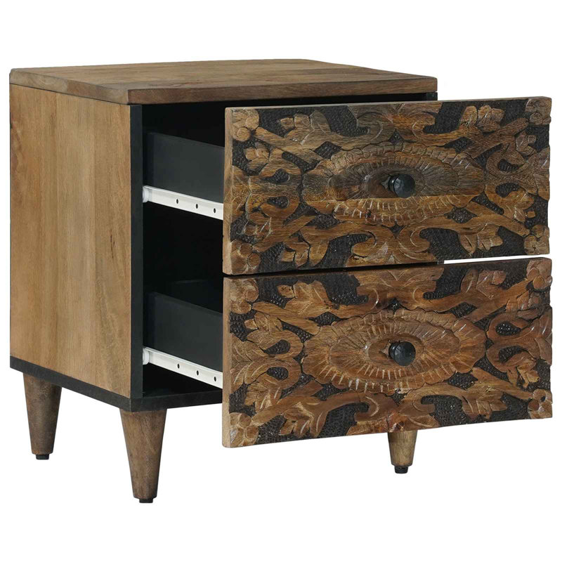 Solid Wood Bedside Table