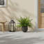 Outdoor UV-Rated Fern in Fiberstone Pot-748258956