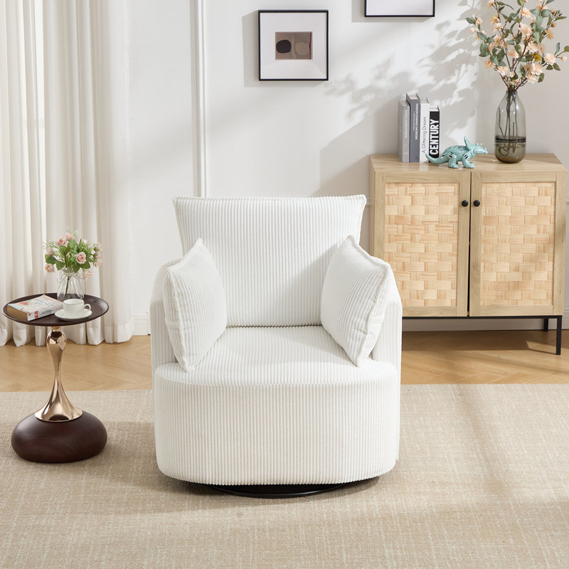 Chaise pivotante, Blanc