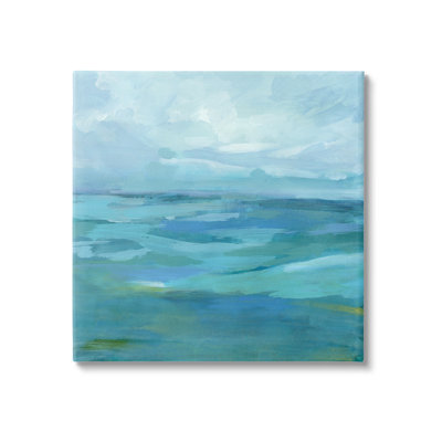 «Flowing Ocean Tide Abstract» par Victoria Barnes - Peinture